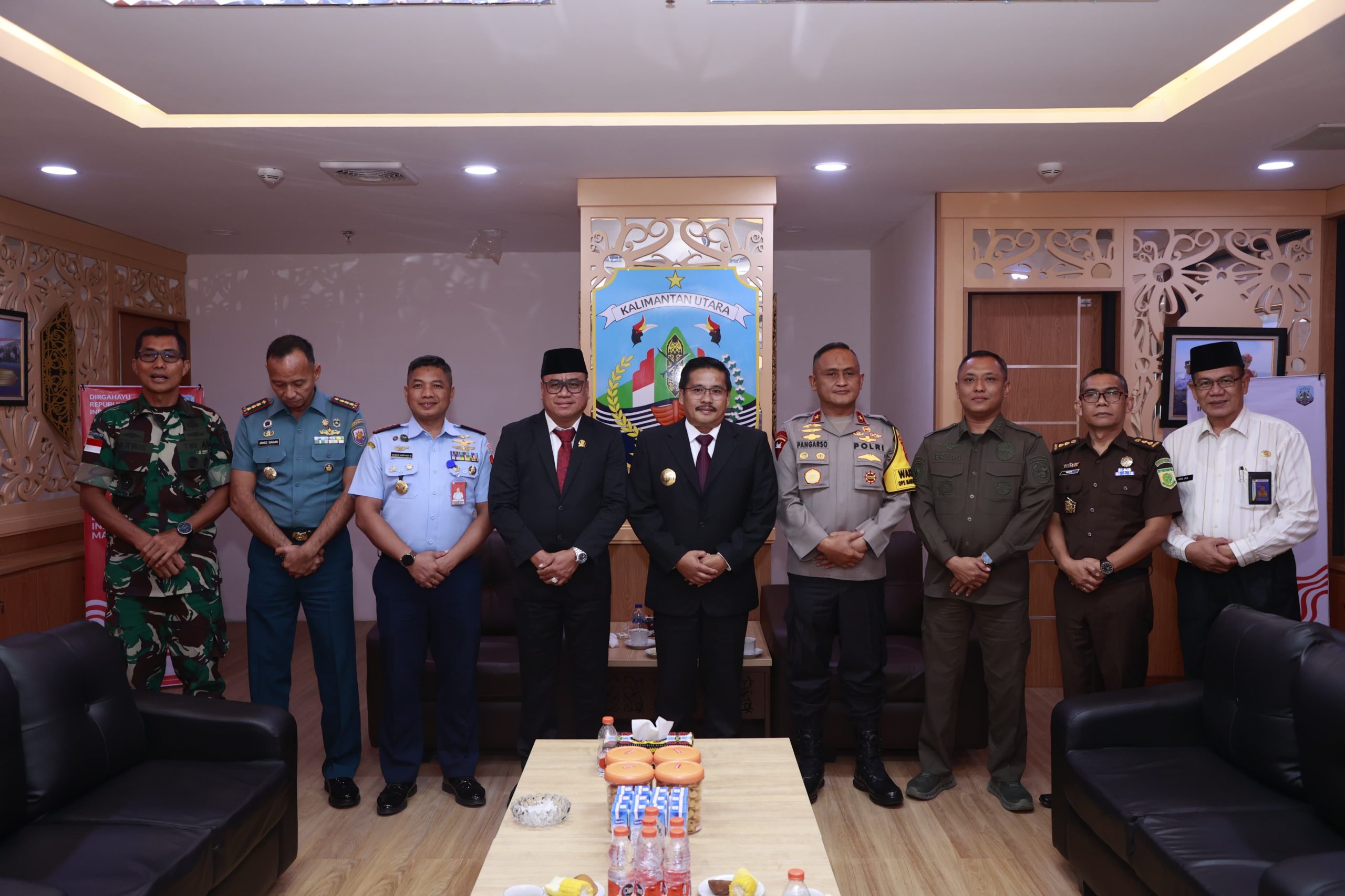 Pjs-Forkopimda Kaltara Bertemu Bahas Stabilitas Pilkada dan Ekonomi