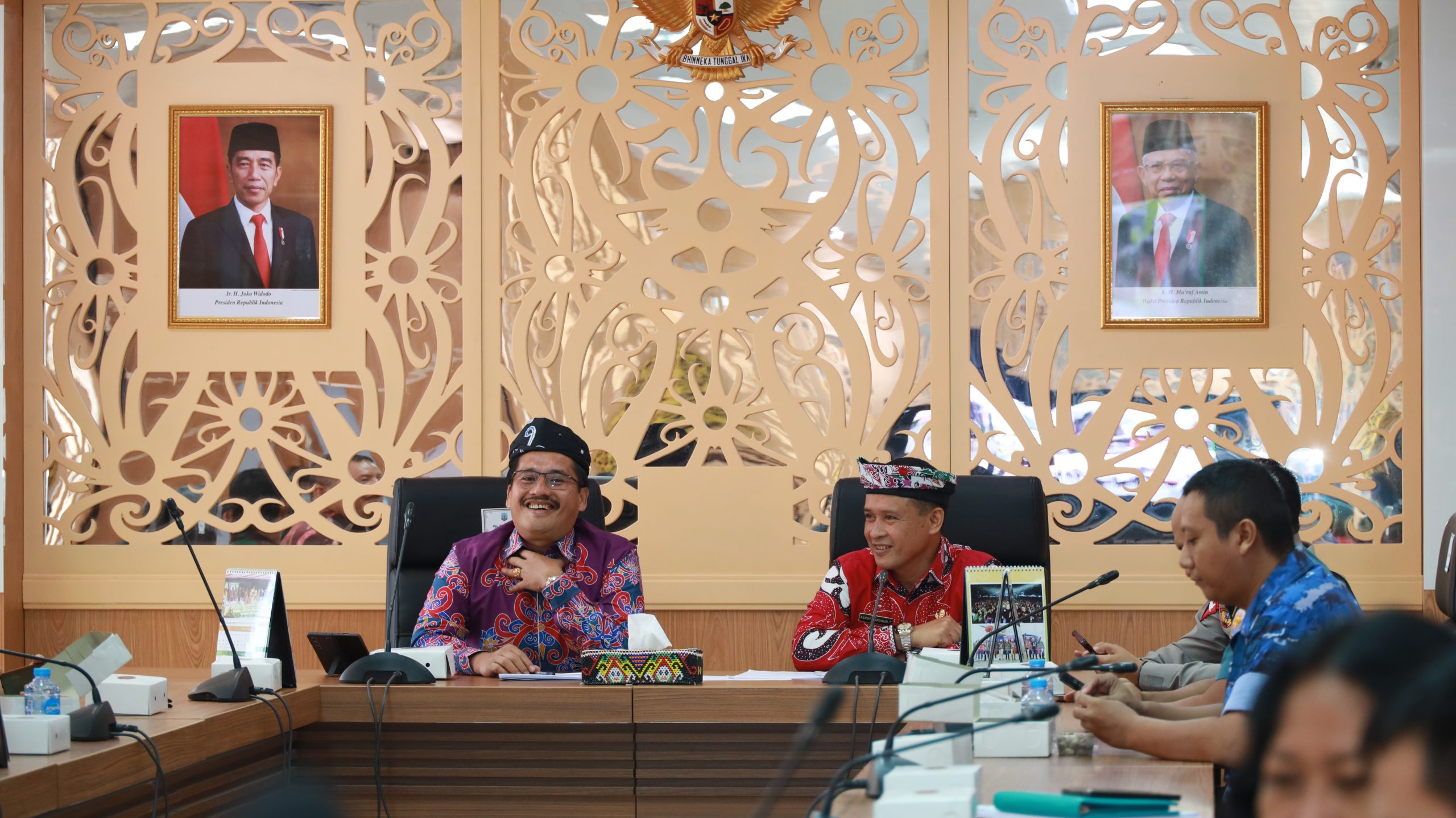 Presiden Joko Widodo meresmikan tujuh Pos Lintas Batas Negara (PLBN) di Indonesia
