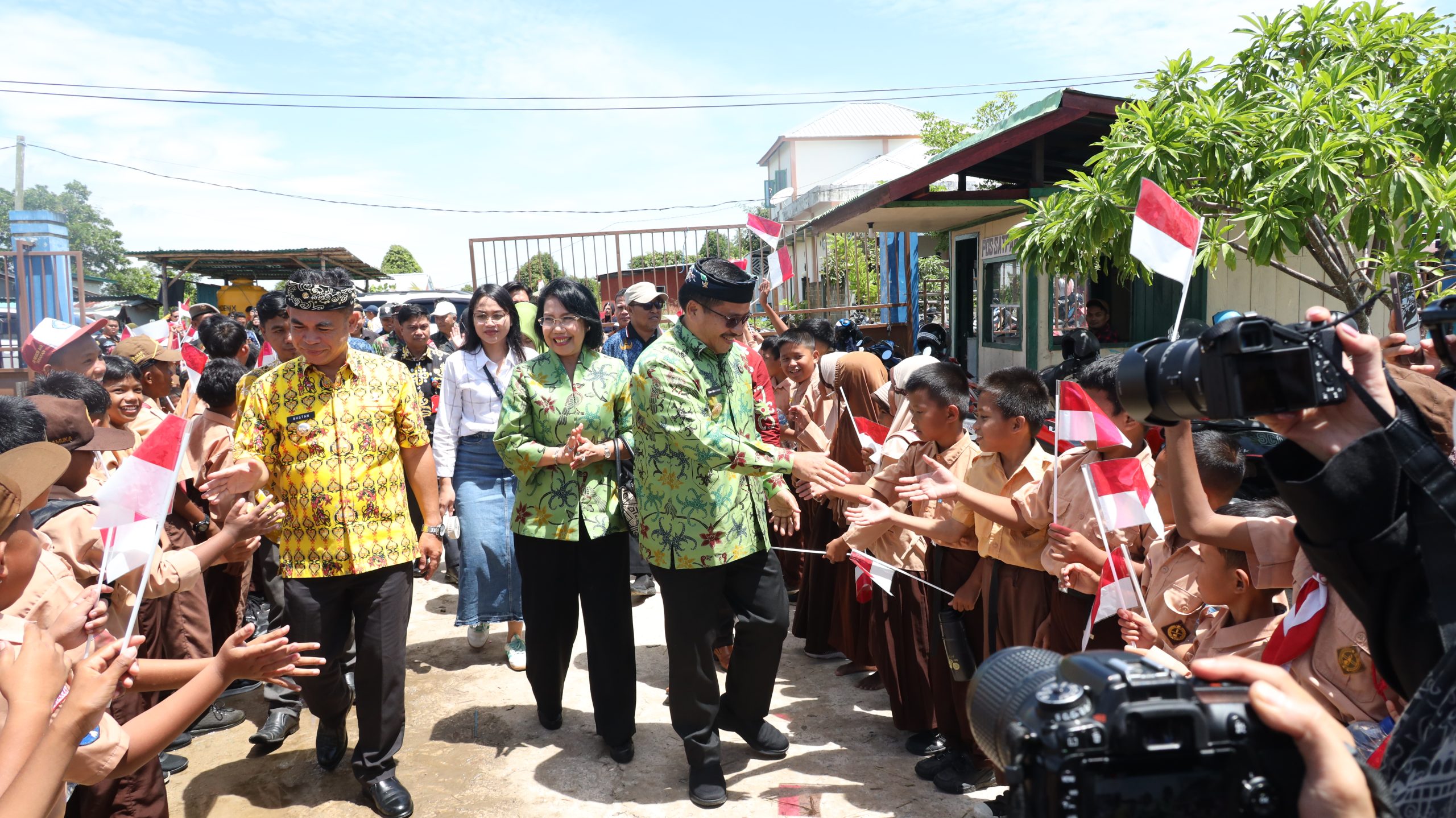 Pjs. Gubernur Kalimantan Utara, Togap Simangusong kembali melaksanakan uji coba program Makan Bergizi Gratis (MBG) di Kota Tarakan,