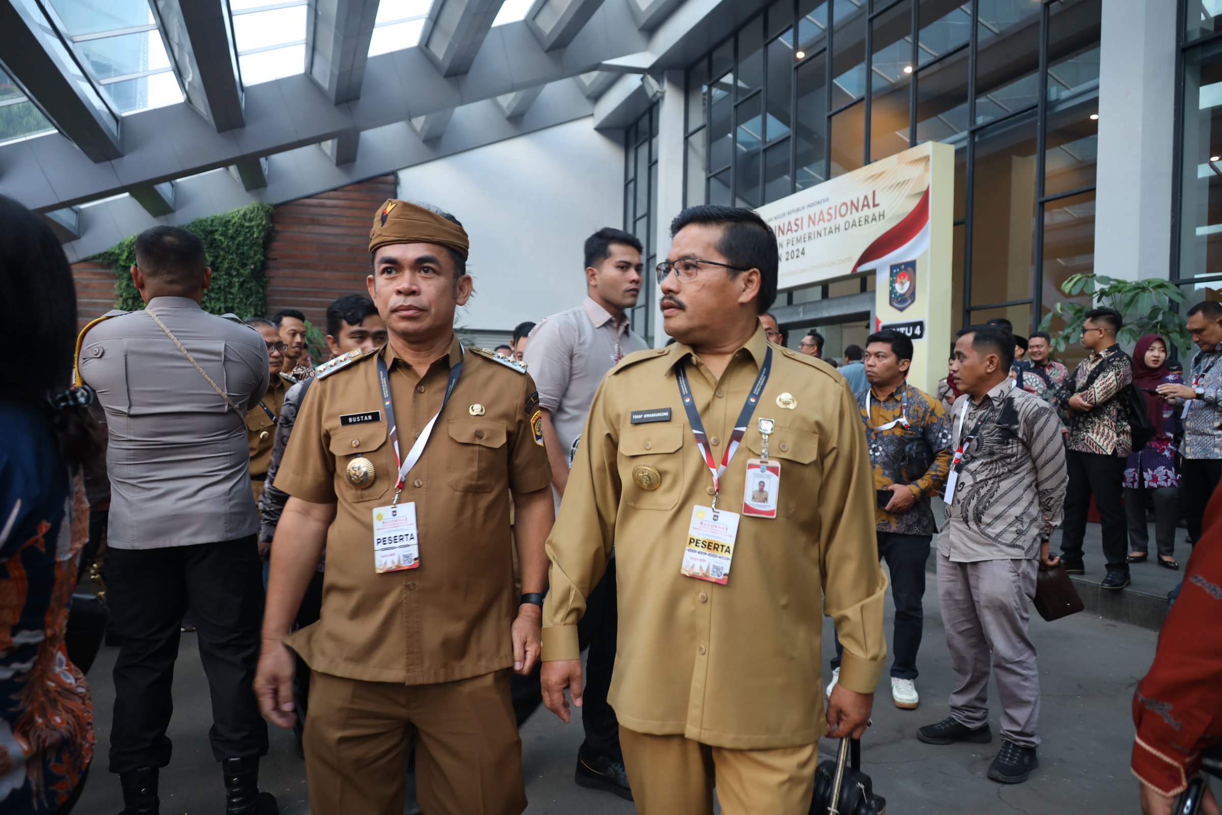 Pjs Gubernur turut bersama pejabat Kabinet Merah Putih menghadiri rapat koordinasi nasional (rakornas) di Bogor
