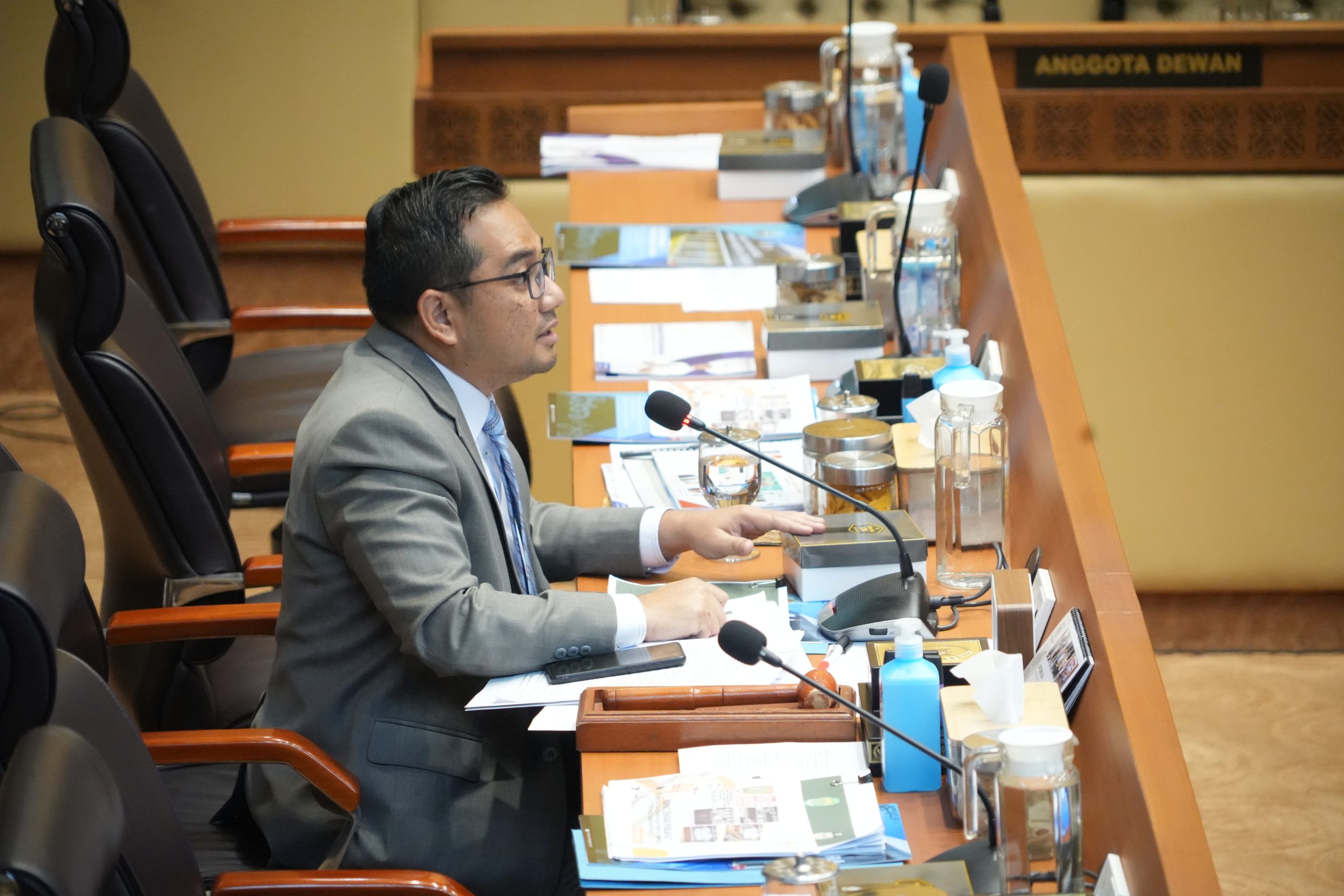 Penjabat Sementara (Pjs.) Gubernur Kalimantan Utara Togap Simangunsong memaparkan kesiapan Pemerintah Daerah di Kaltara dalam rangka mendukung Pilkada Serentak Tahun 2024