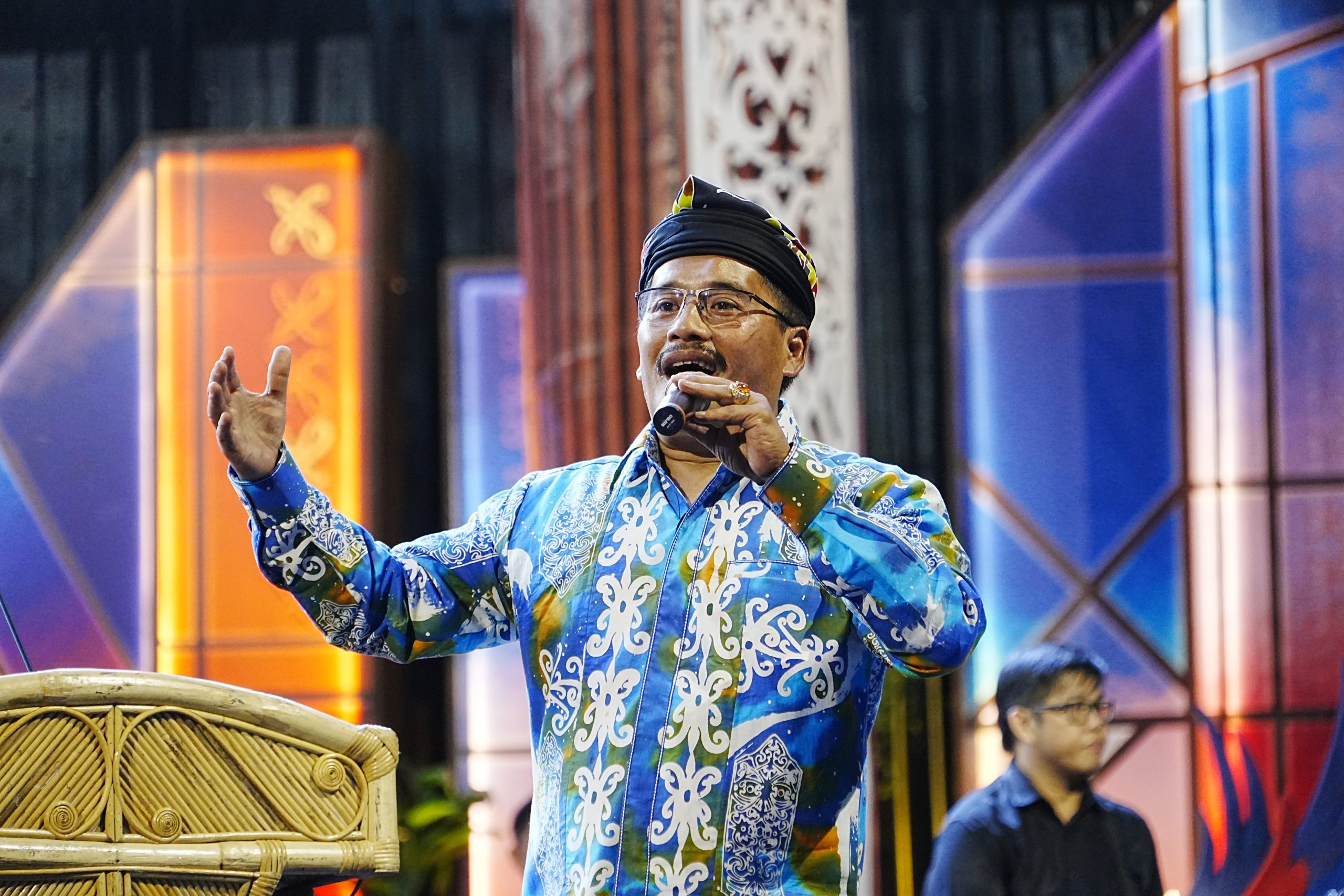 Penjabat Sementara (Pjs.) Gubernur Kalimantan Utara Togap Simangunsong membuka Malinau Bermazmur