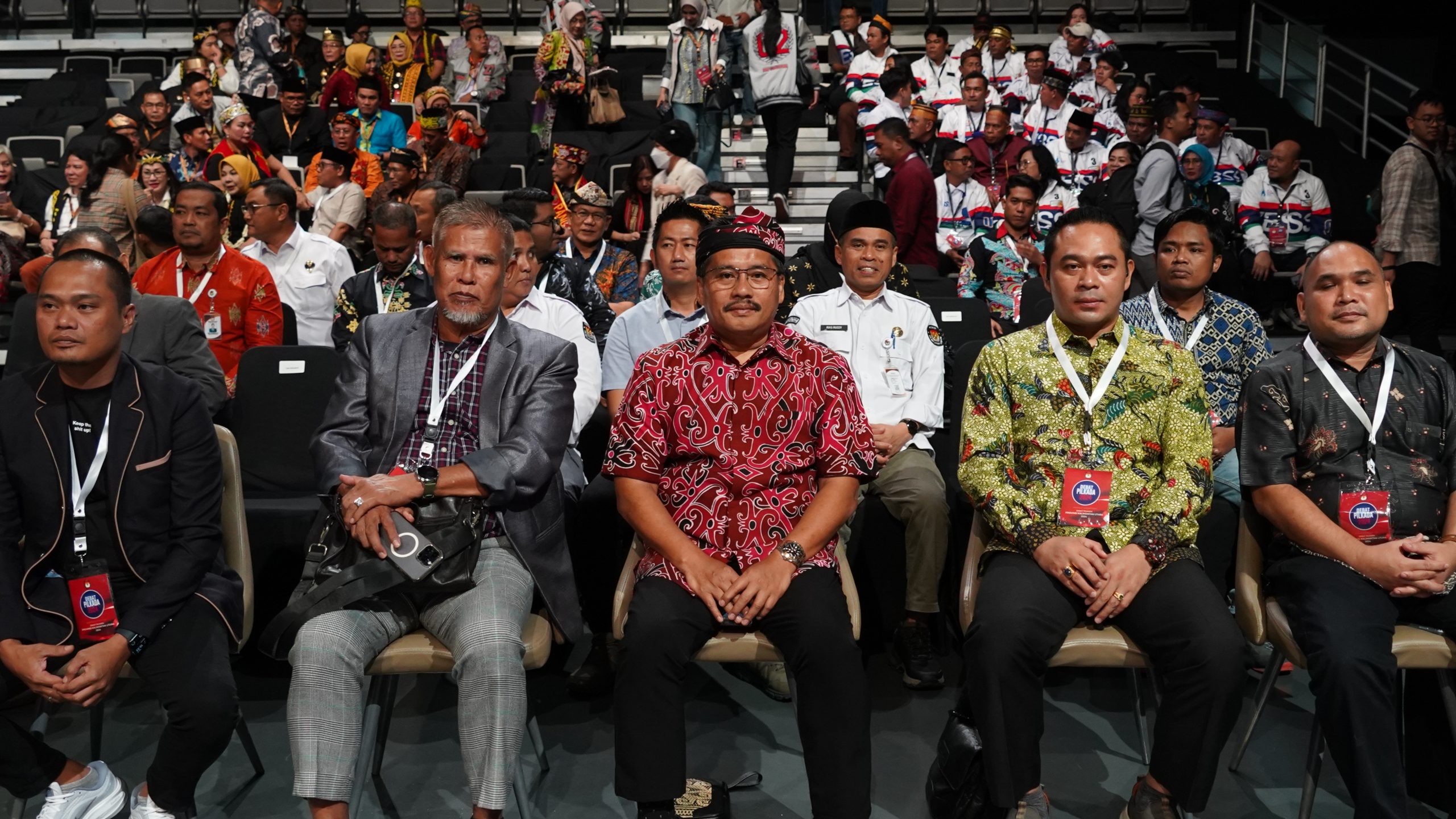 Pjs. Gubernur Kalimantan Utara, Togap Simangusong menghadiri debat publik kedua Pilkada Kaltara
