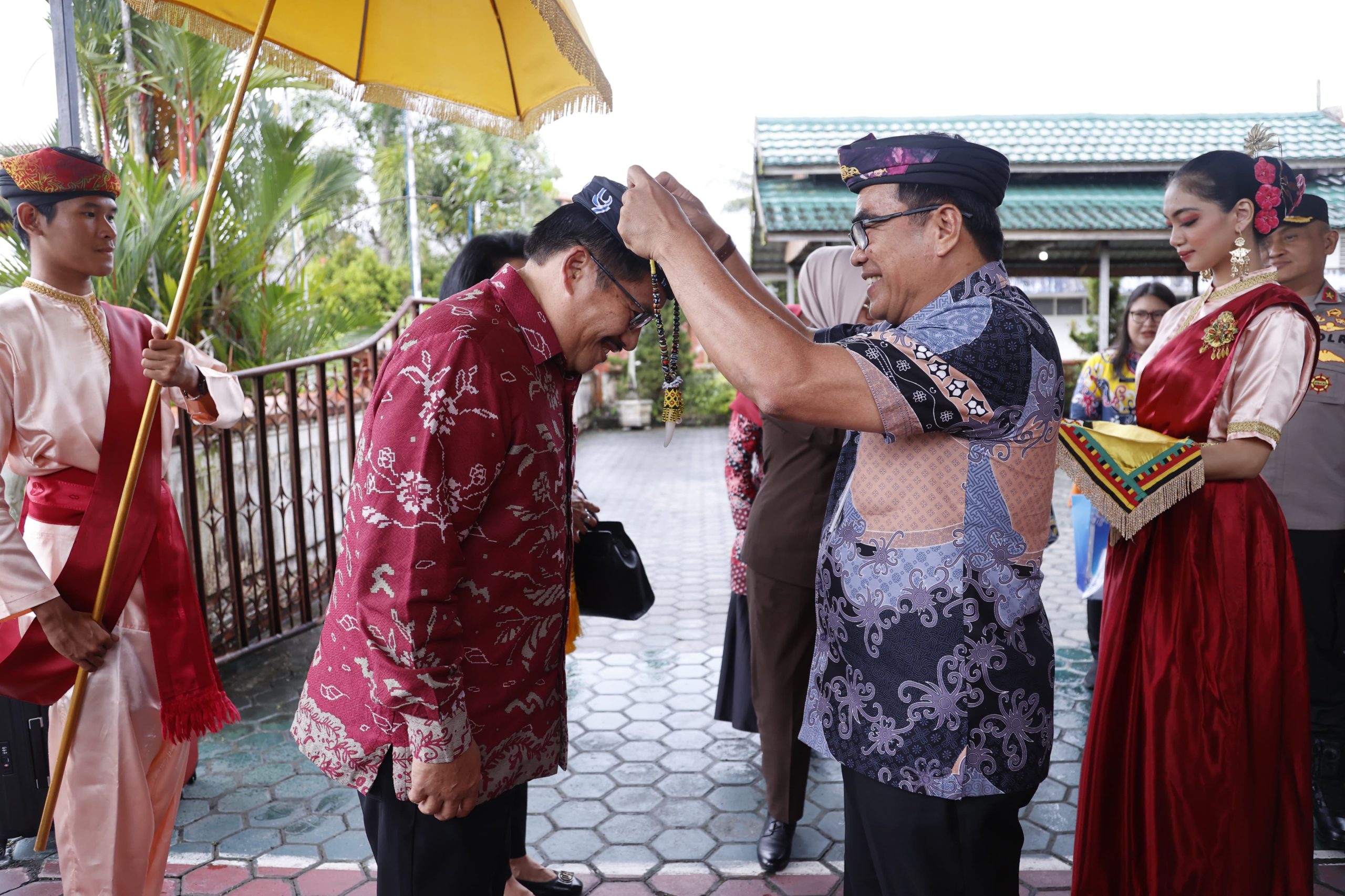 Jajaran Pemprov Kaltara menyambut kedatangan Pjs. Gubernur Kaltara