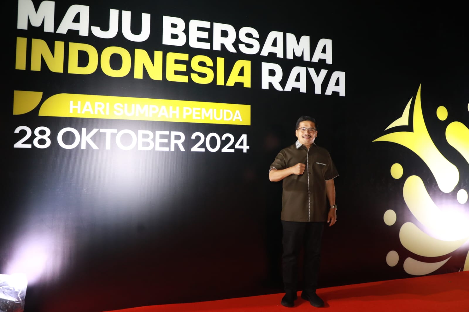 Pjs. Gubernur Kalimantan Utara, Togap Simangunsong, hadir dalam peringatan Hari Sumpah Pemuda Ke-96