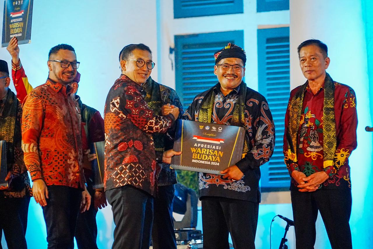 Penjabat Sementara (Pjs.) Gubernur Kalimantan Utara, Togap Simangunsong hadir dalam acara Apresiasi Warisan Budaya Indonesia (AWBI) 2024