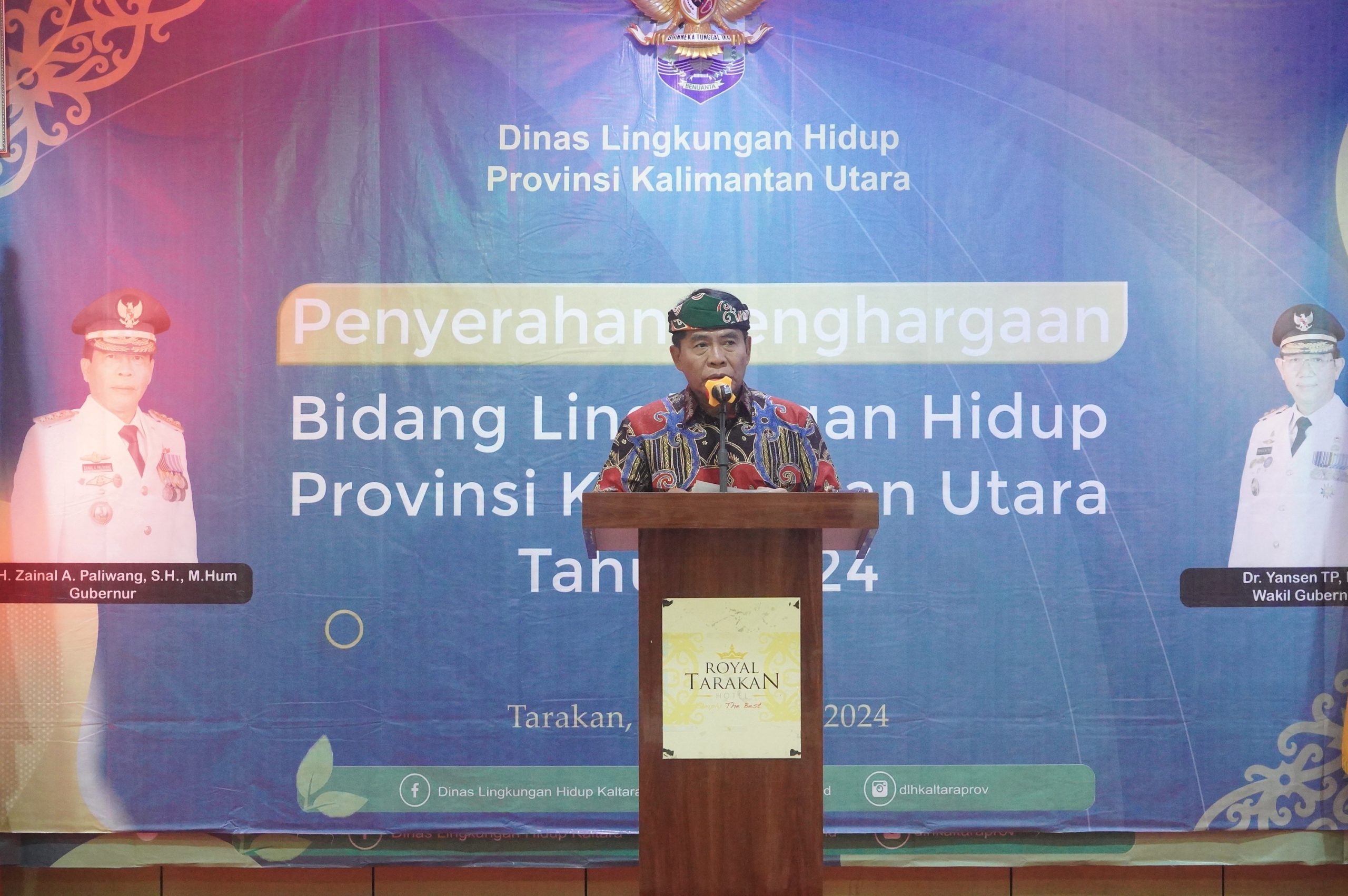 Pemerintah Provinsi Kalimantan Utara menggelar malam apresiasi bagi perusahaan dan sekolah yang telah berkontribusi signifikan dalam pelestarian lingkungan