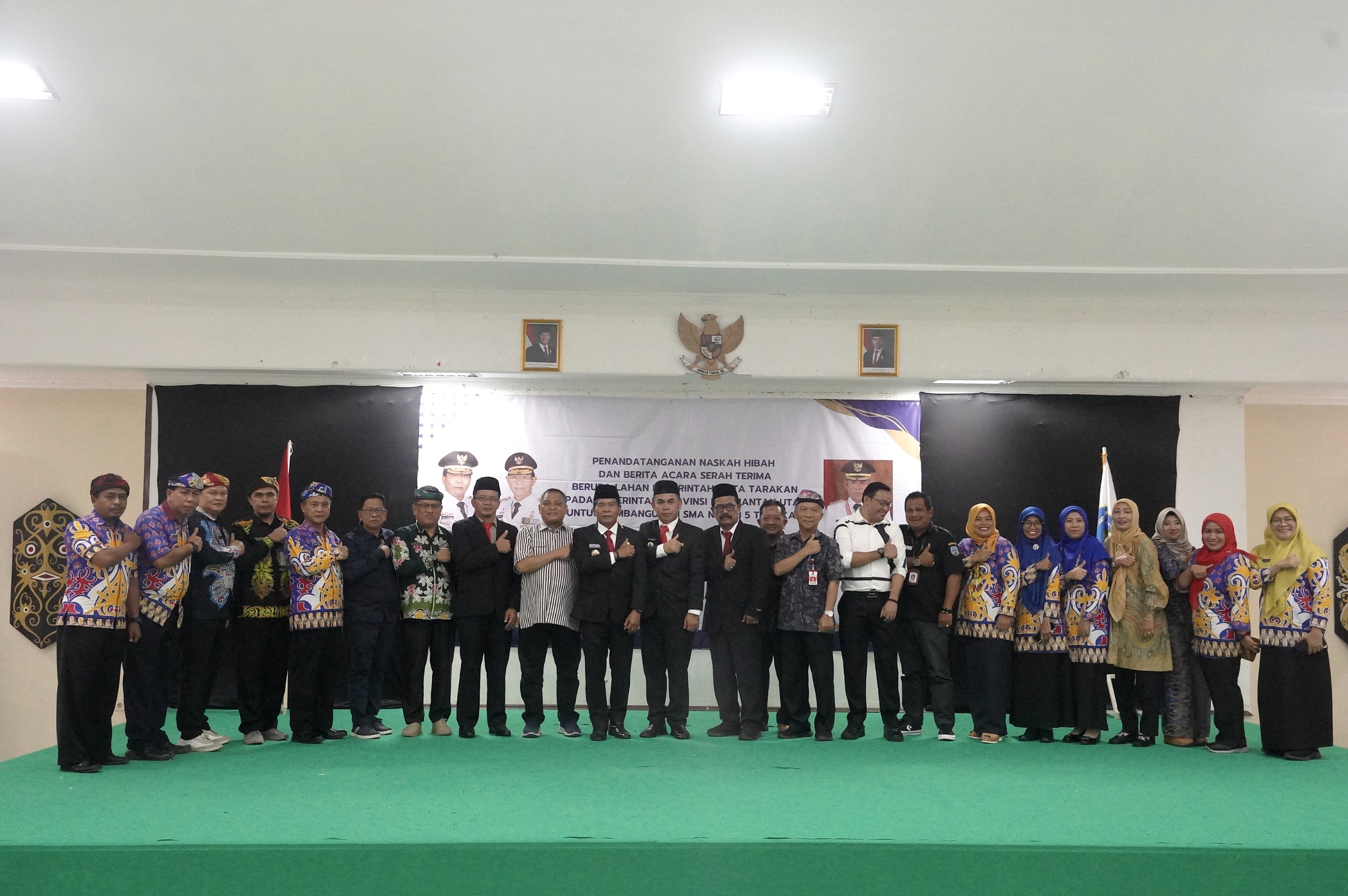 Gubernur Kaltara Terima Bantuan Hibah Lahan Pembangunan Sekolah dari Pemkot Tarakan