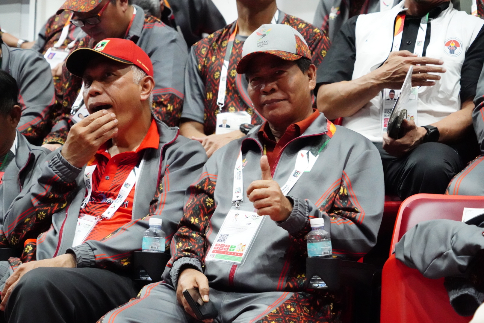 Turut Hadir pada pembukaan Pekan Olahraga Nasional (PON)