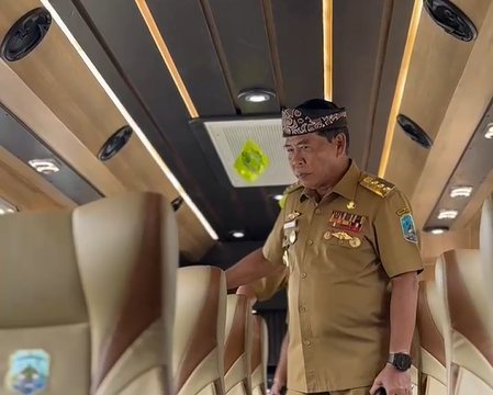 Gubernur Cek Kondisi Bus Operasional Pemprov Kaltara