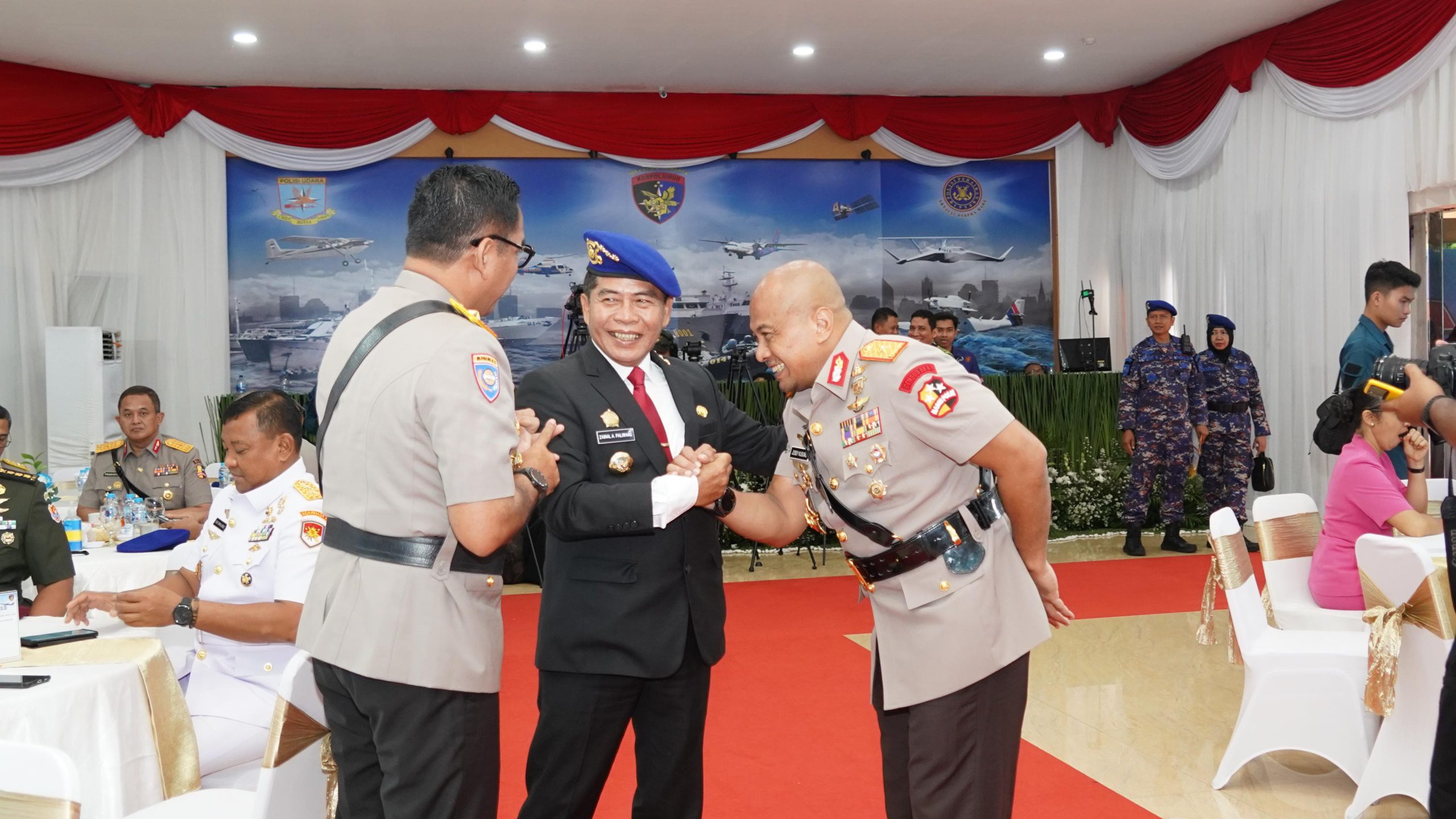 Gubernur Kalimantan Utara Dr. H. Zainal A Paliwang, S.H., M.Hum hadir dalam Perayaan Hari Ulang Tahun Ke-74 Kepolisian Perairan dan Udara (Polairud)