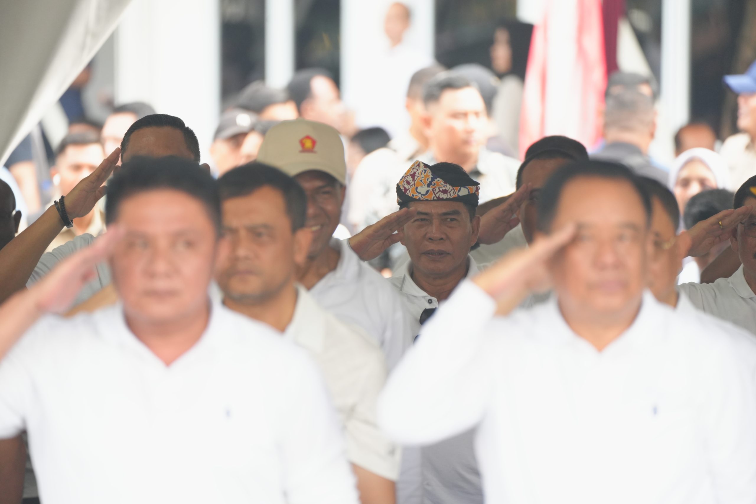 Zainal-Ingkong Ikuti Geladi Pelantikan di Monas