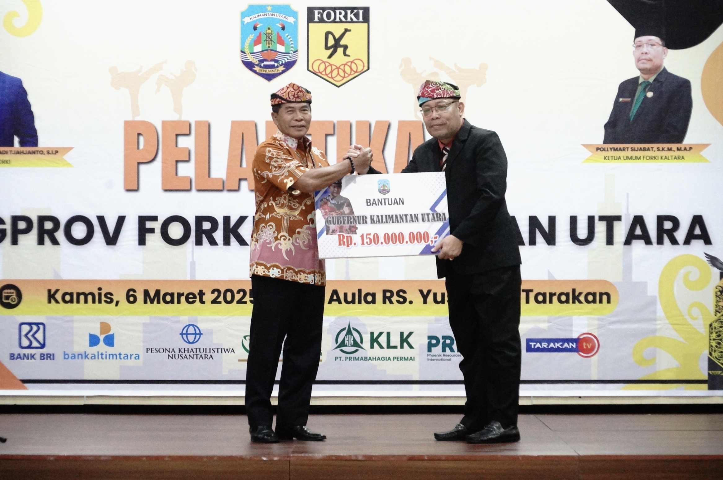 Gubernur Salurkan Bantuan untuk Dukung FORKI