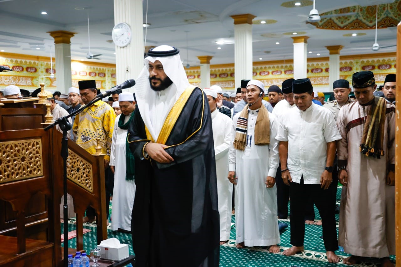 Berkah Ramadan di Gubernuran dengan Kehadiran Syekh Abdurrahman Al Ausy