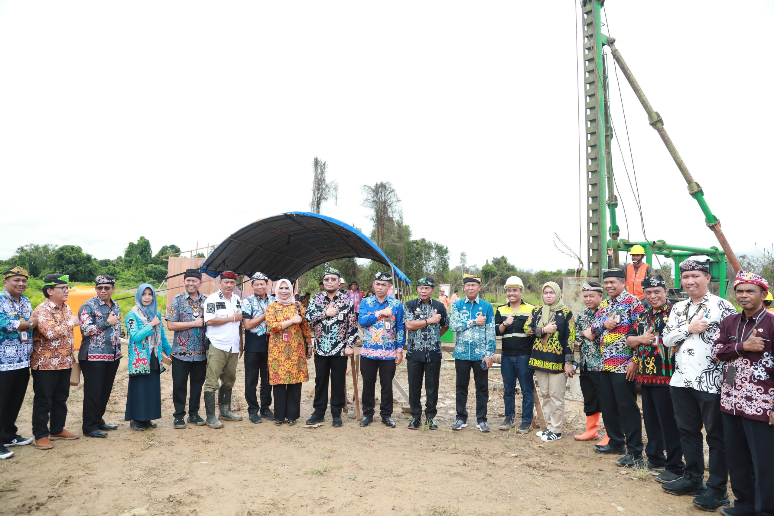 Gubernur Zainal Resmikan Dimulainya Pembangunan Pusdalops BPBD di KBM Tanjung Selor