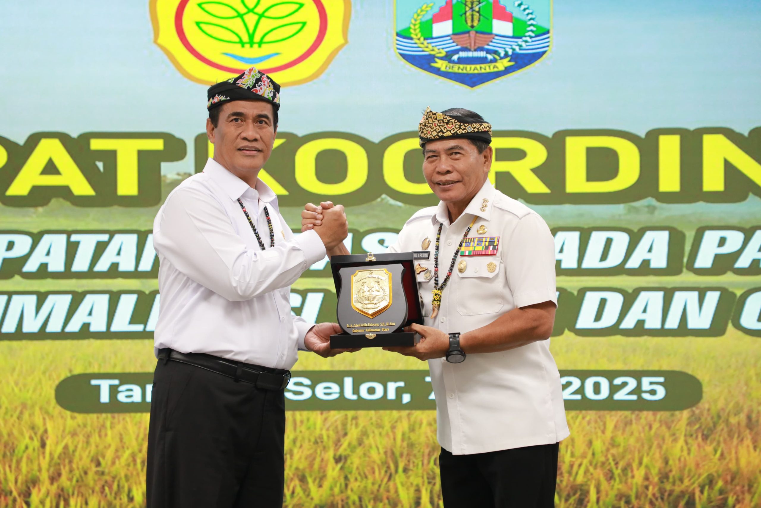 Rapat Koordinasi Percepatan Swasembada Pangan Melalui Optimalisasi Lahan dan Cetak Sawah