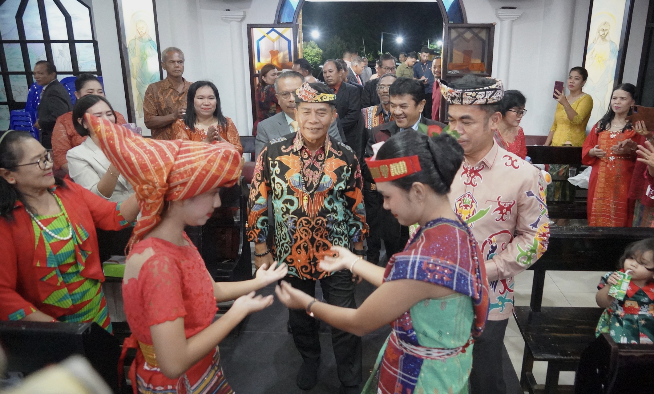 Perayaan Natal yang diselenggarakan oleh Persekutuan Gereja-Gereja Indonesia (PGI)
