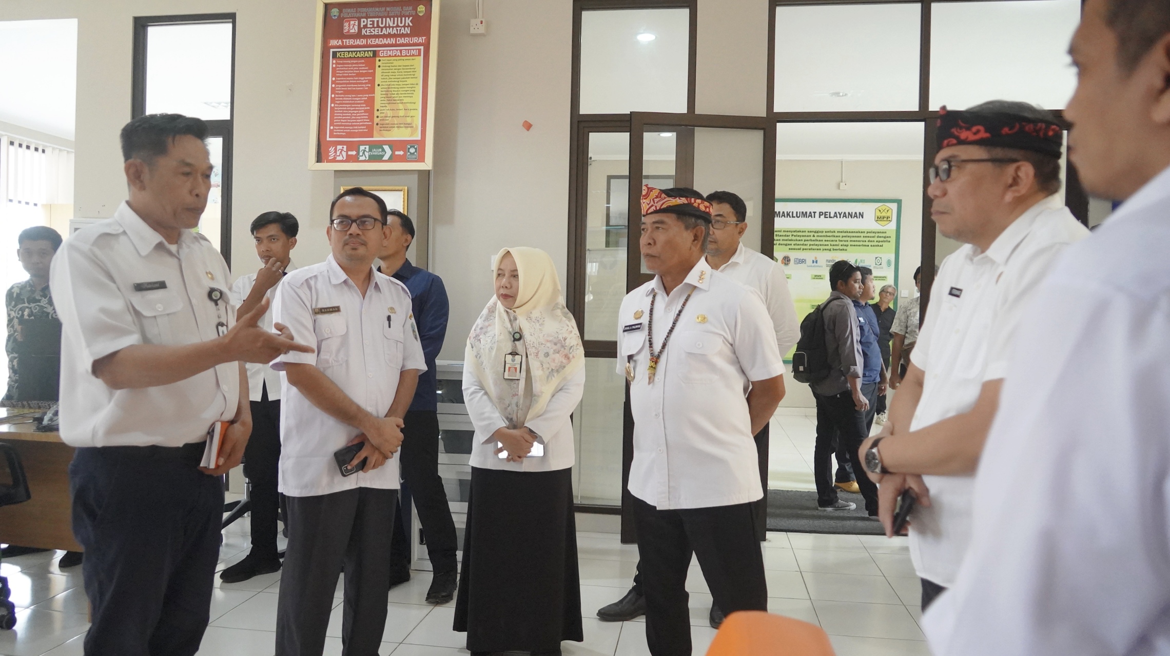 Peninjauan ke Mall Pelayanan Publik (MPP) di Kantor Dinas Penanaman Modal dan Pelayanan Terpadu Satu Pintu (DPMPTSP) Kab. Bulungan