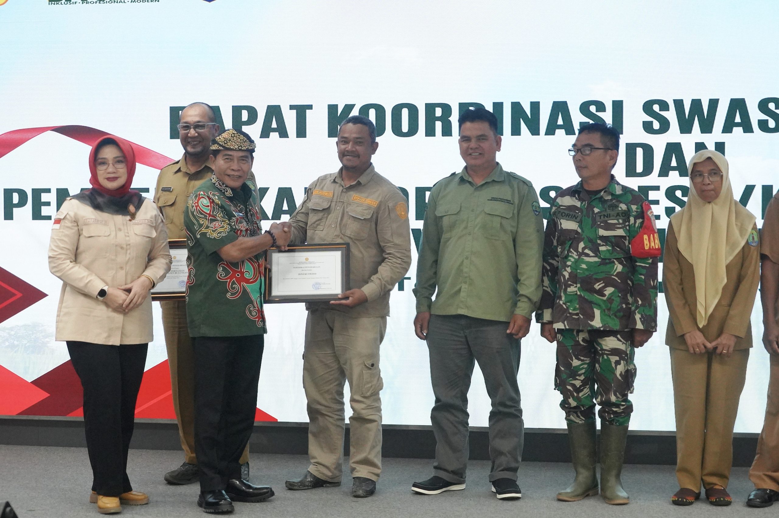 Dari rakor swasembada pangan: Progres oplah sawah di Kaltara sudah tembus 31,86% dari target Mentan RI