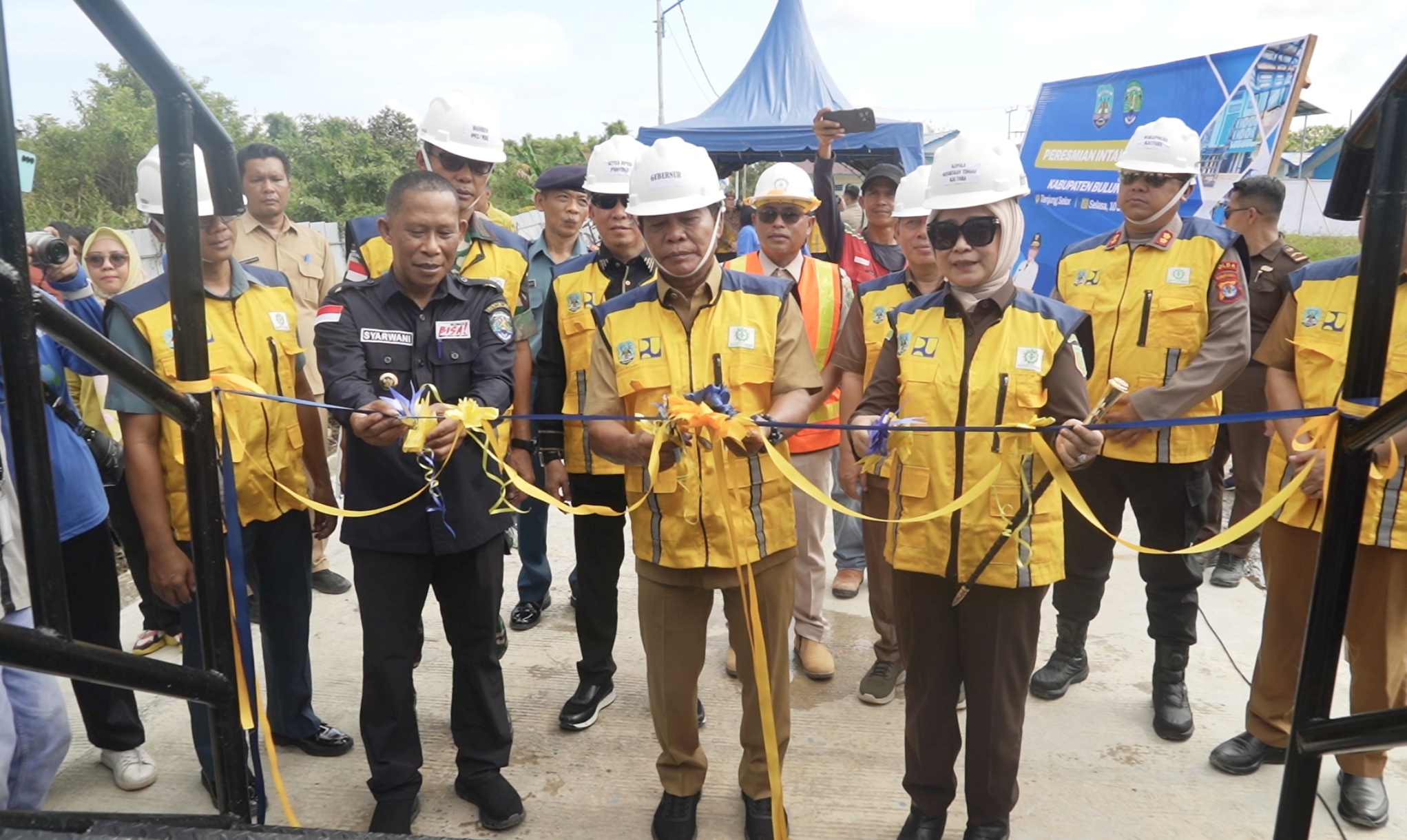 Resmikan intake APBD Pemprov, Gubernur Zainal usul PDAM jadi PDAB