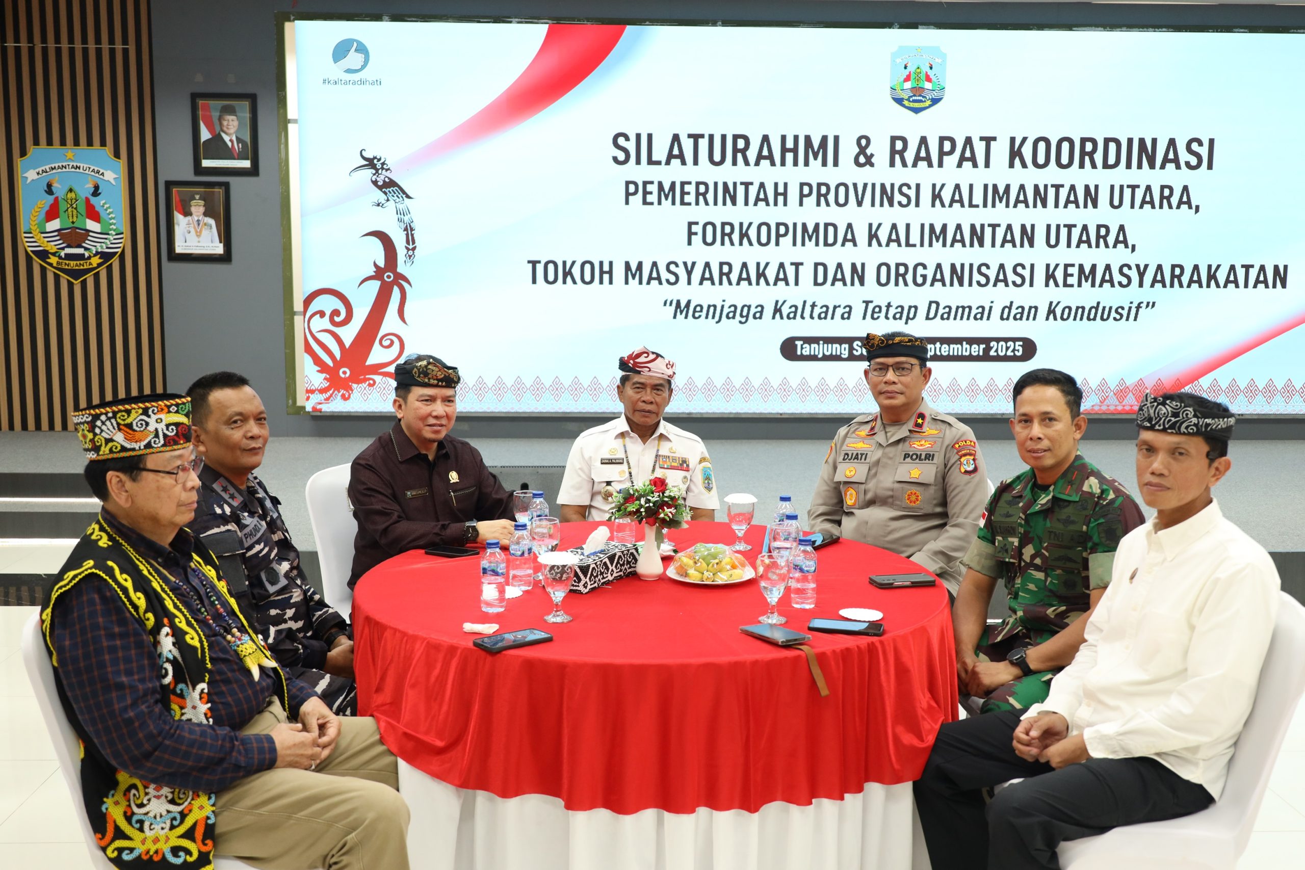 Gubernur Kaltara dan forkopimda perkuat komitmen kondusifitas daerah dengan elemen warga
