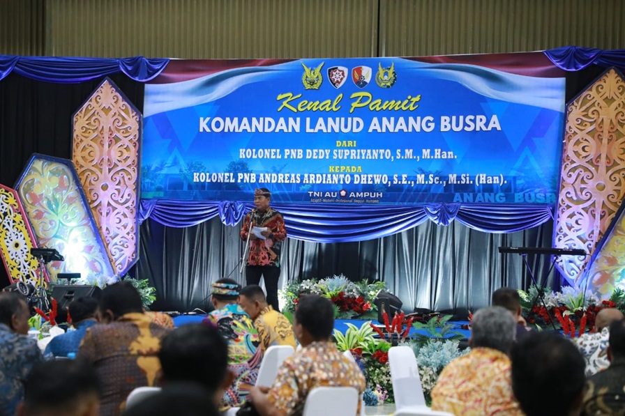 Kenal Pamit Lanud Anang Busra, Gubernur: terus bersinergi demi stabilitas di Kaltara