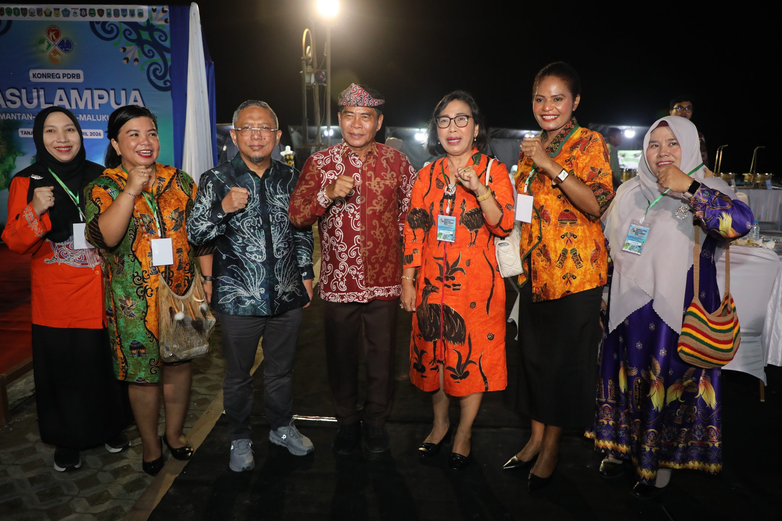Syahdu! Di Tepian Sungai Kayan, Gubernur-Wagub sambut peserta Konreg PDRB Kasulampua 2026