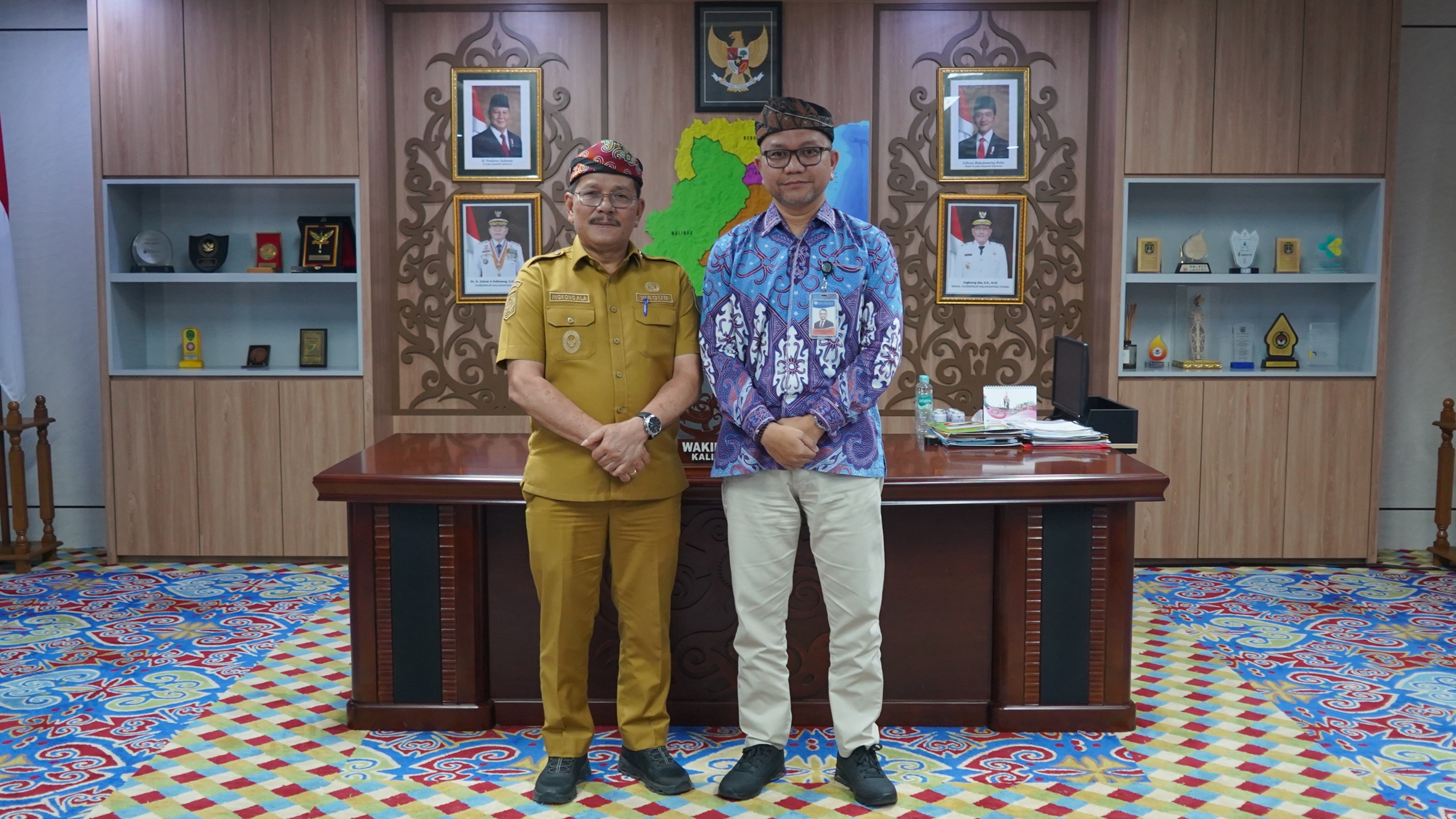Wagub Ingkong dan Kepala BI Kaltara perkuat sinergi jaga stabilitas keuangan daerah