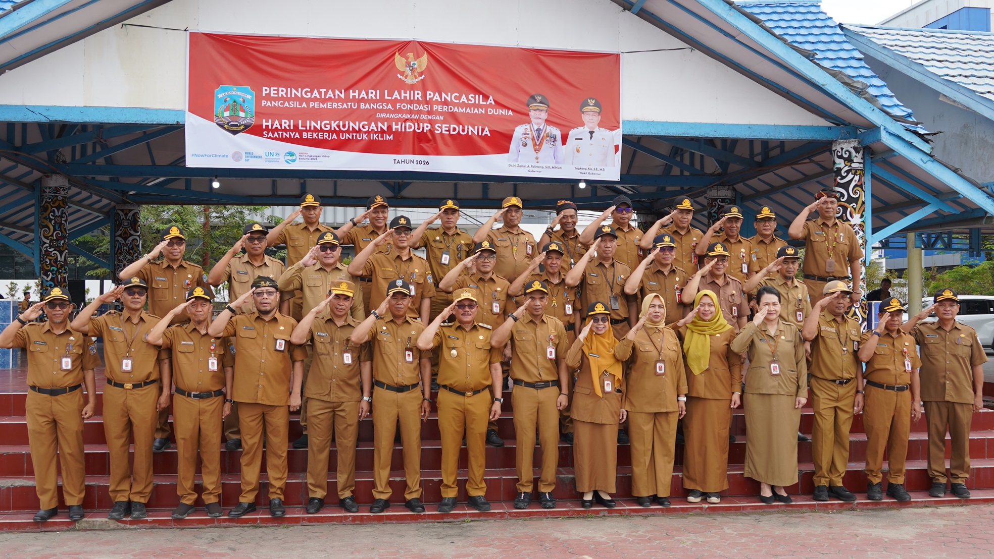 Wagub pimpin Upacara Hari Lahir Pancasila dan Hari Lingkungan Hidup Sedunia